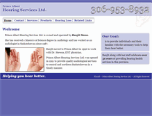 Tablet Screenshot of pahearingservices.ca